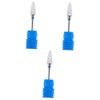 Beavorty 3pcs Manicure Drill Bits Set Professional Nail Drill Bit