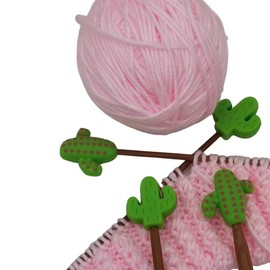 Knitting Thread Stopper, Needle core Device. Knitting Needle Stop Protector, Knitting Accessories and Supplies, Knitting Entry-Level Set (4PCs)