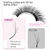 CoMango Cat Eye Lashes Extension Fox EyeLashes Extension 5D Mutil-layer