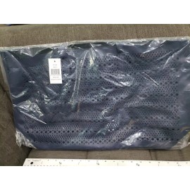 Saks Fifth Avenue Navy color Faux Leather Tote Bag-New