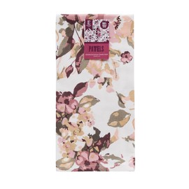 ESSEX - Patels Tea Towel, 45 x 65 cm, Kitchen Towel, 100% Cotton, Flowers - Grey