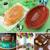 Webake Football Cake Pan 11 Inch Nonstick Football Shaped Silicone