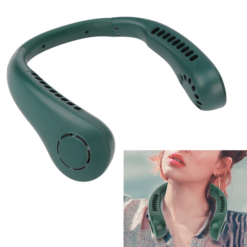 Portable Neck Fan 3 Speeds Adjustable Low Noise Rechargeable Hands