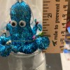 Holiday Time Teal Glitter Octopus Ornament, 3 in, by Holiday
