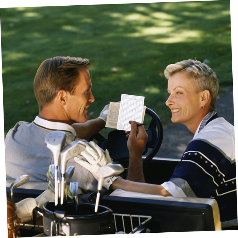 Kisangel 12pcs Competition Scorecards Golf Scorecard Record Cards Score for