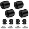 Covzoe 4 Pack Trailer Door Holder Kit, Rubber Low Profile