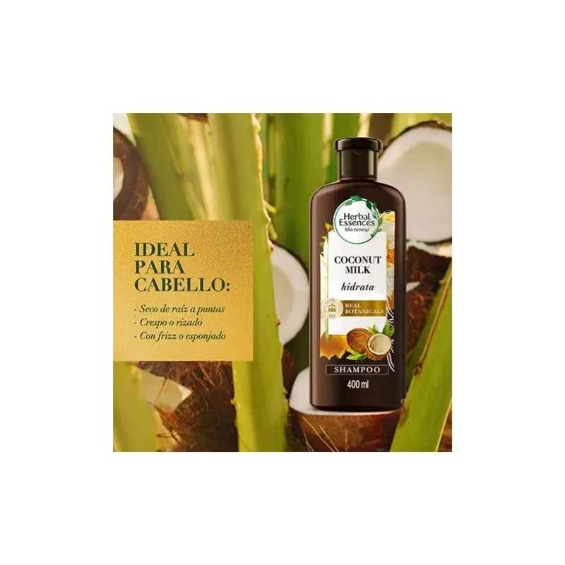 Shampoo Herbal Essences Bio Renew Leche Coco 400