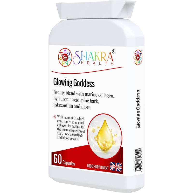 Glowing Goddess 60 Ultimate Marine Collagen Complex Capsules for Bones,