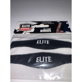 Elite Athletics Bicep Bands 2 PC Pack Black Super Absorbent Stay Dry Technology