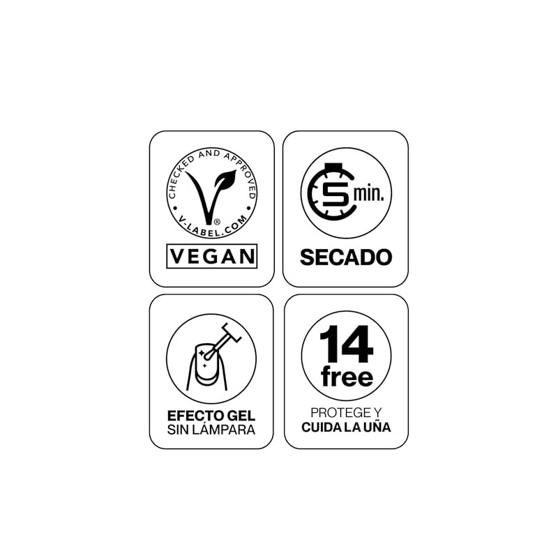Masglo Esmalte de Uñas Gel Evolution Secado Extra Rápido 13,5mL,