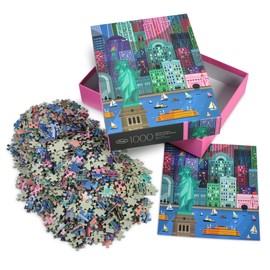 Genuine Fred NEW YORK by Little Friends of Printmaking, 1000 piece puzzle