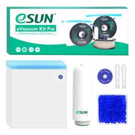 eSUN 3D Printing Filament Electronic Vacuum Storage Kit Pro, Spool Storage Sealing Bags Dust Proof Humidity Resistant for Keeping Filament Dry, 10 Vacuum Bags/Kit