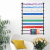 FXEIPOL Wall Mounted Scarf Display Rack 10 Layer Wall Wrapping