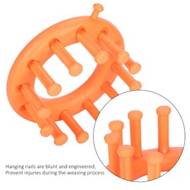 Flower Knitting Loom Kit, Creativity Circular Knitting Loom Plastic Kids Weaving Loom Set with Crochet Needle for Knitting