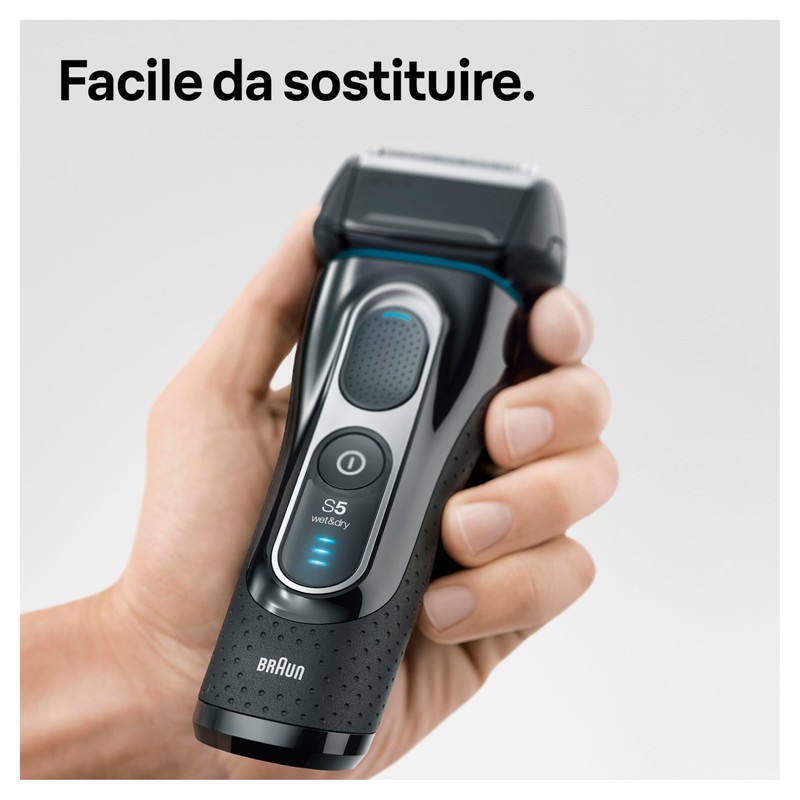 Braun 52B Testina di Ricambio Originale per Rasoio Elettrico Barba