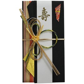 Suzuki Paper Festival Bag, Creative Gold Seal, Striped, Dark Black, S-6278