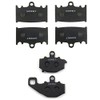 SOMMET Motorcycle Brake Pads Front and Rear for Kawasaki ZZR