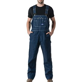 Walls mens Big Smith Rigid Bib overalls and coveralls workwear apparel, Rigid, 58W x 32L US