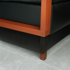 BMTick New Concept Blocker Under Sofa, 360" x 3", No Velcro, No Sagging, No Sagging to Floors - Single Mesh Roll Protection Under Sofa (30 Feet, 3 Inches) Black