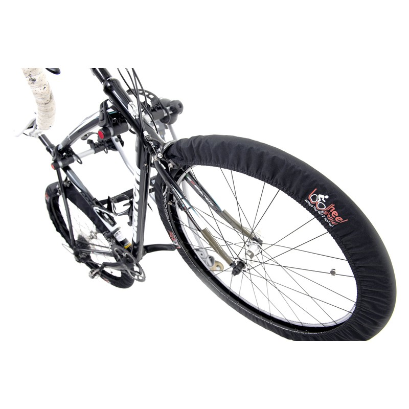 Wheel Wellies Men's Bicycle Wheel Covers - Black, One Size