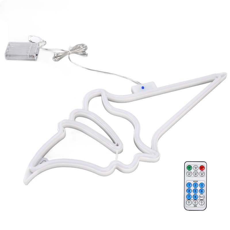 LED Neon Light Ice Cream Waterproof Battery USB Powered Hangable