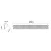 22.4" RV & Boat Exterior LED Porch Light Fixture, 40°