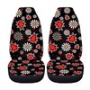 Bulopur Daisy Ladybug Car Seat Covers Front Seats Only for