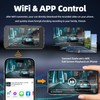 Dash Cam Front and Rear Camera, WiFi Dash Camera for