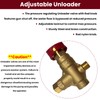Upgraded 350 Unloader Valve Pressure Washer Pump with Knob, Compatible