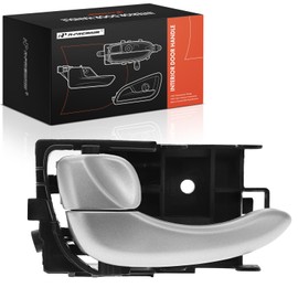 A-Premium Front or Rear Left Driver Side Interior Door Handle Compatible with Nissan Maxima 2002-2003 & Infiniti I35 2002-2004, Painted Silver, Replace# 80671-3Y110