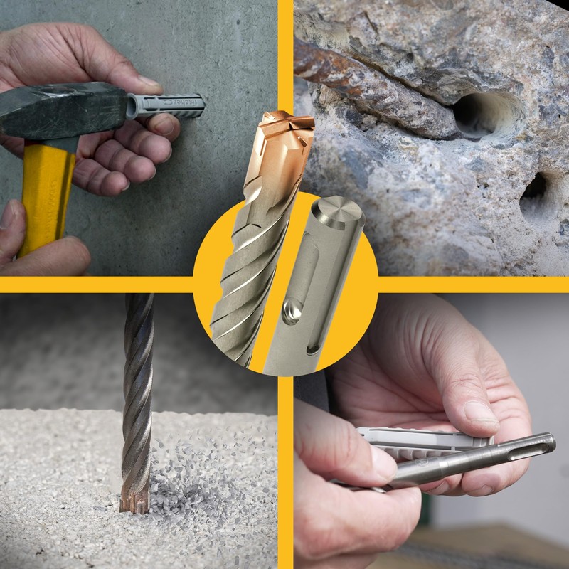 SDS Plus Hammer Drill Bit 4 x Cutting PGM Diameter