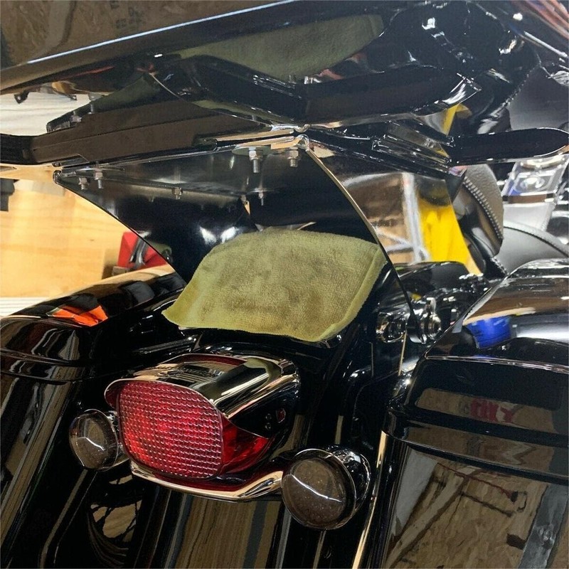 ECOTRIC Trunk Mount Bracket Compatible with 1984-UP Harley Softail Heritage