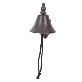 Ciieeo Sturdy Vintage Bells Iron Doorbell Dinner Bell Style for Entry and Gate
