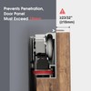 48" Concealed Sliding Barn Door Hardware Kit with Soft Close