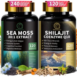 Dynamic Vitality Bundle - Sea Moss Multivitamin & Shilajit Power Combo US