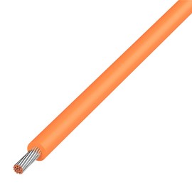 Kyowa Harmonet UL1007 AWG20 Heat Resistant Vinyl Insulated Wire, Reel Wind, 322.4 ft (100 m) Orange