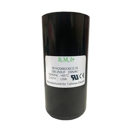 208-250UF (MFD) 330V 3HP Control Box Motor Start Capacitor, Compatible Replacement for P# U17-1428 in Sta-Rite, Berkeley, Pentek Pentair and in TCB30M230DLX. Made in USA by BMI for Tuhorse