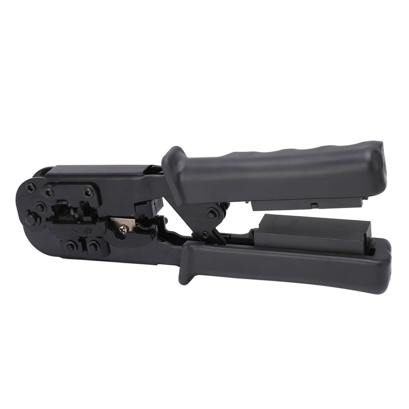 Ratcheting Modular Data Cable Crimper Wire Stripper Cutter 4P 6P