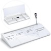 Varhomax Glass Weekly Dry Erase Desk White Board, Desktop to