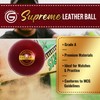 ONEGlobal Supreme Leather Cricket Ball | 100% Handstitched, 156g -