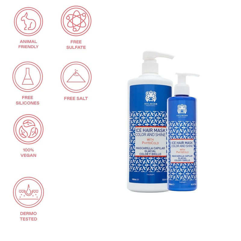 Válquer Ice Hair Mask Farbe und Glanz - 300 ml