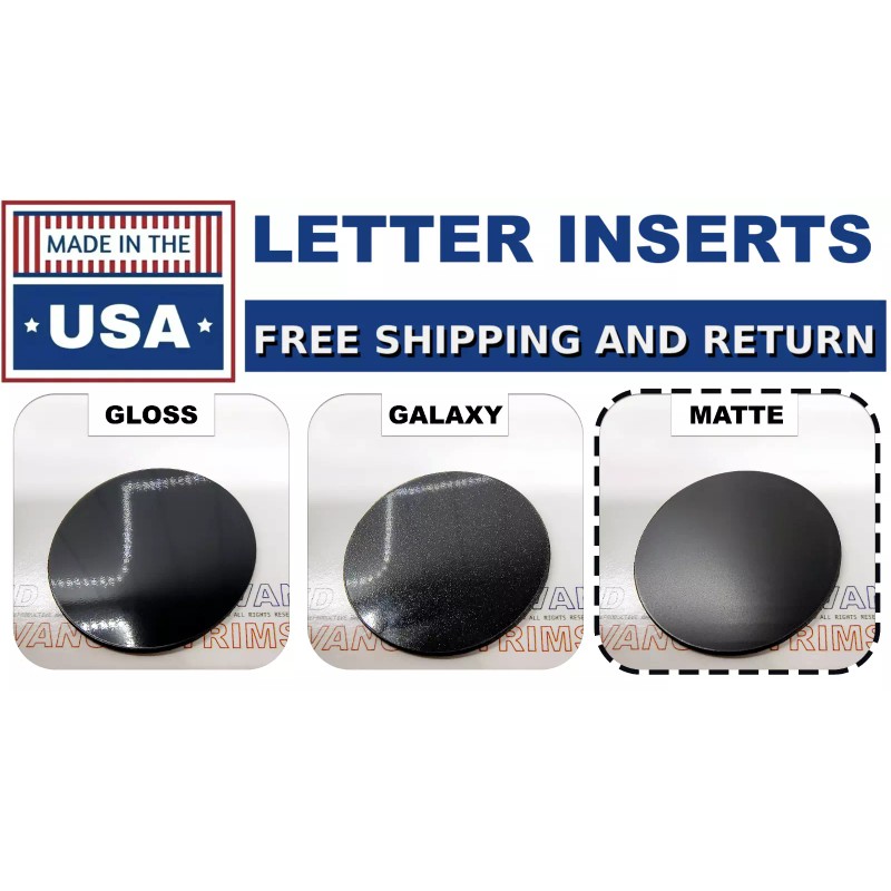 Advanced Trims Mercury Marauder 2000-2004 Rear Bumper Letters Inserts ABS
