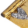 BENECREAT 100 x 33 cm Two-Tone Sequin Fabric, Reversible Shimmering