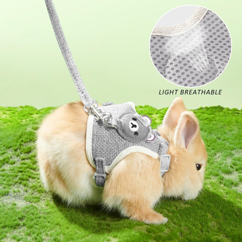 1 Piece Rabbit Leash, Rabbit Accessories, Harnesses, Collars and Leashes