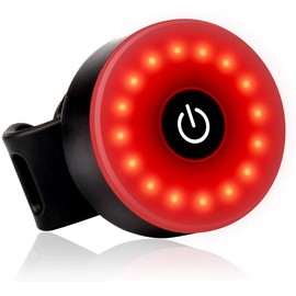 Daffodil USB Rechargeable LED Bike Tail Light LEC500 - Bright Cycling Safety Flashlight, 5 Lighting Modes, Waterproof Bicycle Light