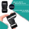 honigo Quick Side Release Buckles 1" Wide 3 Pcs Dual
