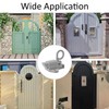 STFRBTH 4PCS Self-Closing Door Latches, Aluminum Alloy Spring Barrel Lock