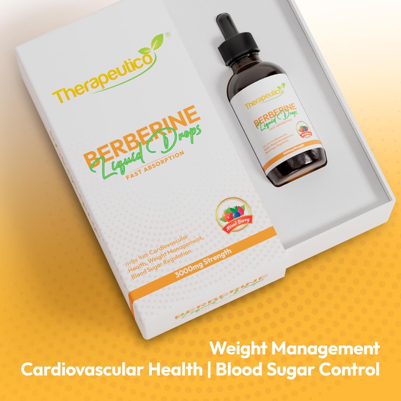 Berberine Supplement Liquid Drops | 3000mg | Mixed Berry Flavour
