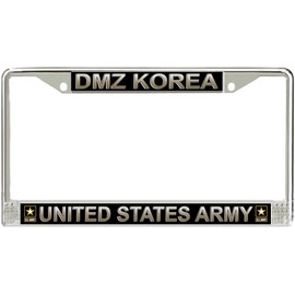 MilitaryBest U.S. Army DMZ Korea License Plate Frame