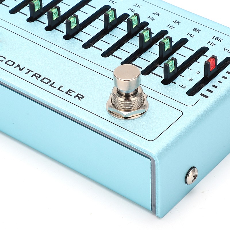 Sound Equalizer 10 Band EQ Pedal Guitar Bass Tuning Accessories